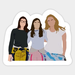Katherine Legge, Tatiana Calderon & Sophia Floersch Sticker